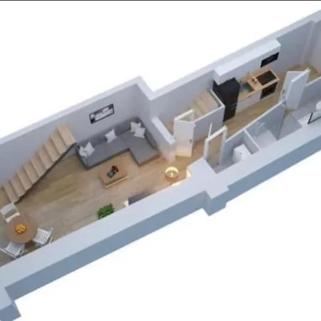 Daire Loft Gare Centre Vue Bastille Parking Grenoble
