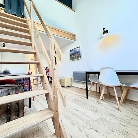 Daire Loft Gare Centre Vue Bastille Parking Grenoble