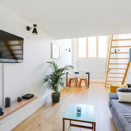 Daire Loft Gare Centre Vue Bastille Parking